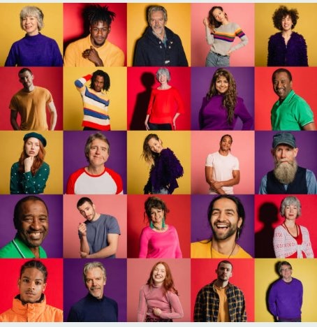 Diverse people and styles
