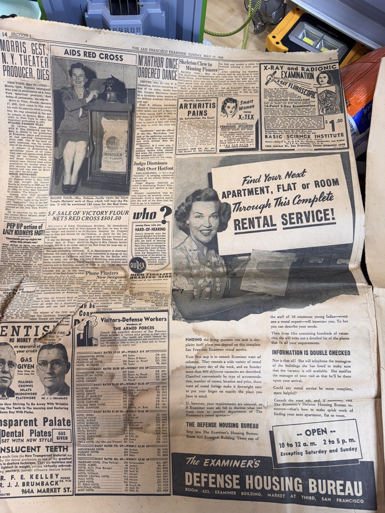 San Francisco Examiner, May 17, 1942